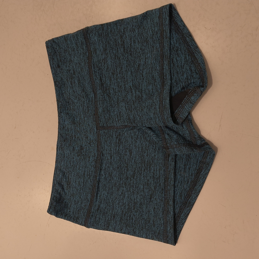 Fleo Teal Heathered Athletic Shorts